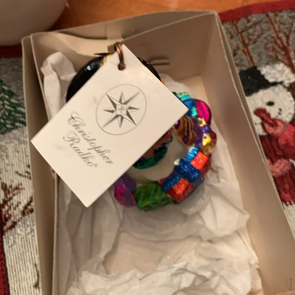 NWT Vintage Christopher Radco snowman ornament - Picture 3 of 4